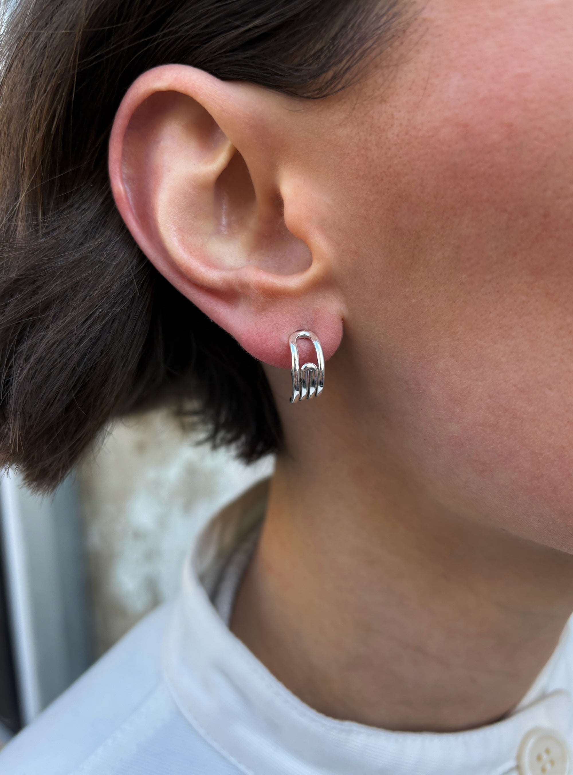 PAPER CLIP HOOPS SMALL