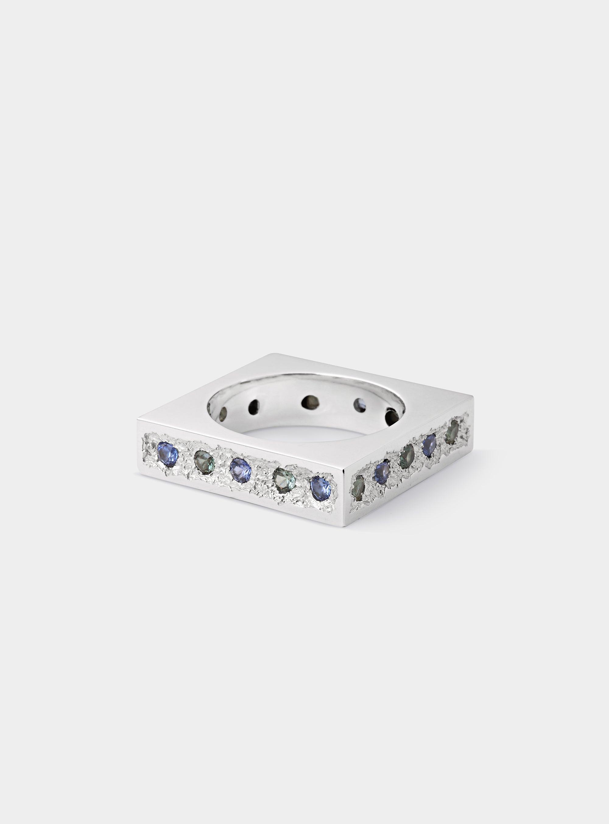 4 CHANNEL RING BLUE