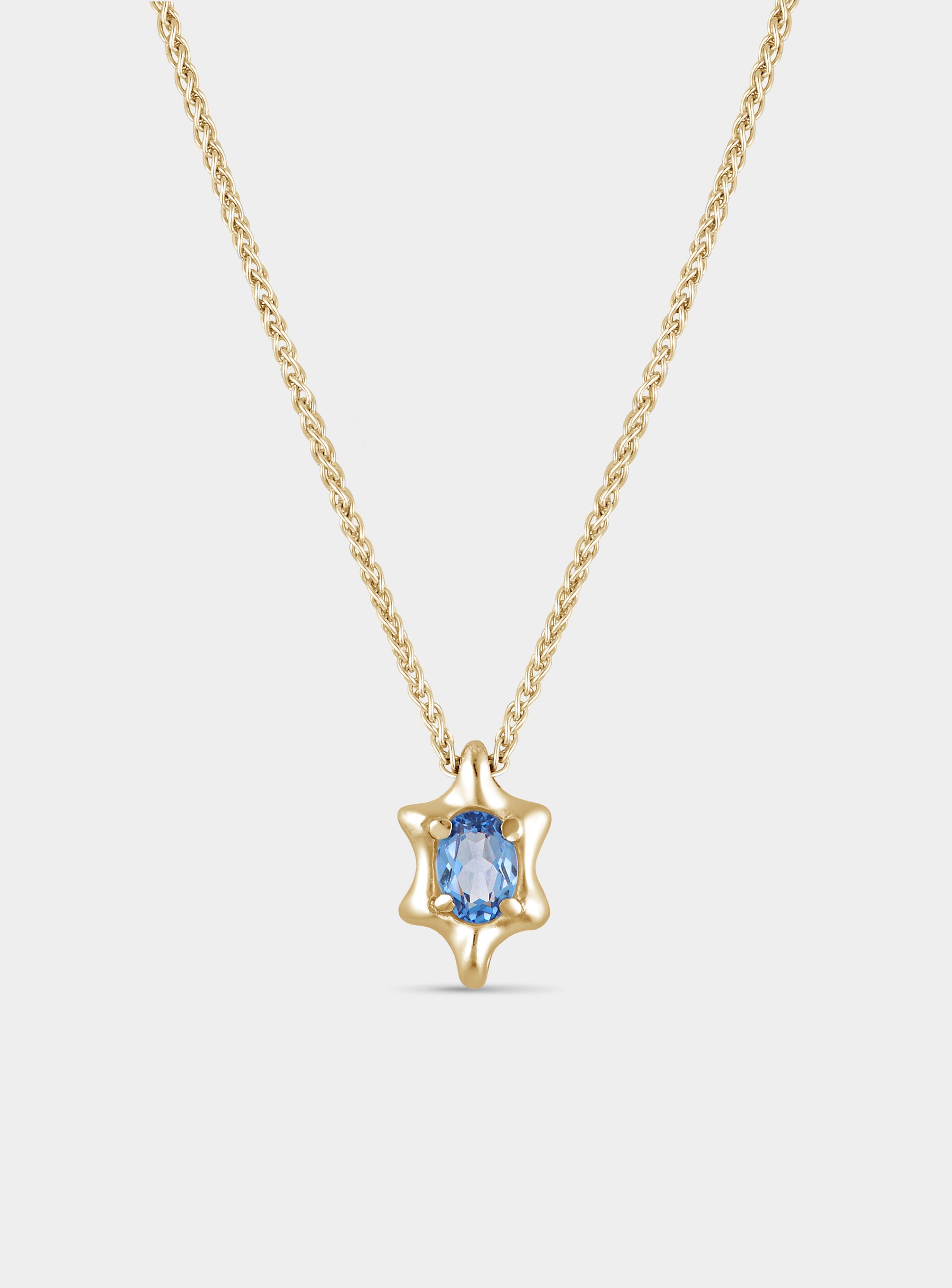 6 POINT PENDANT GOLD
