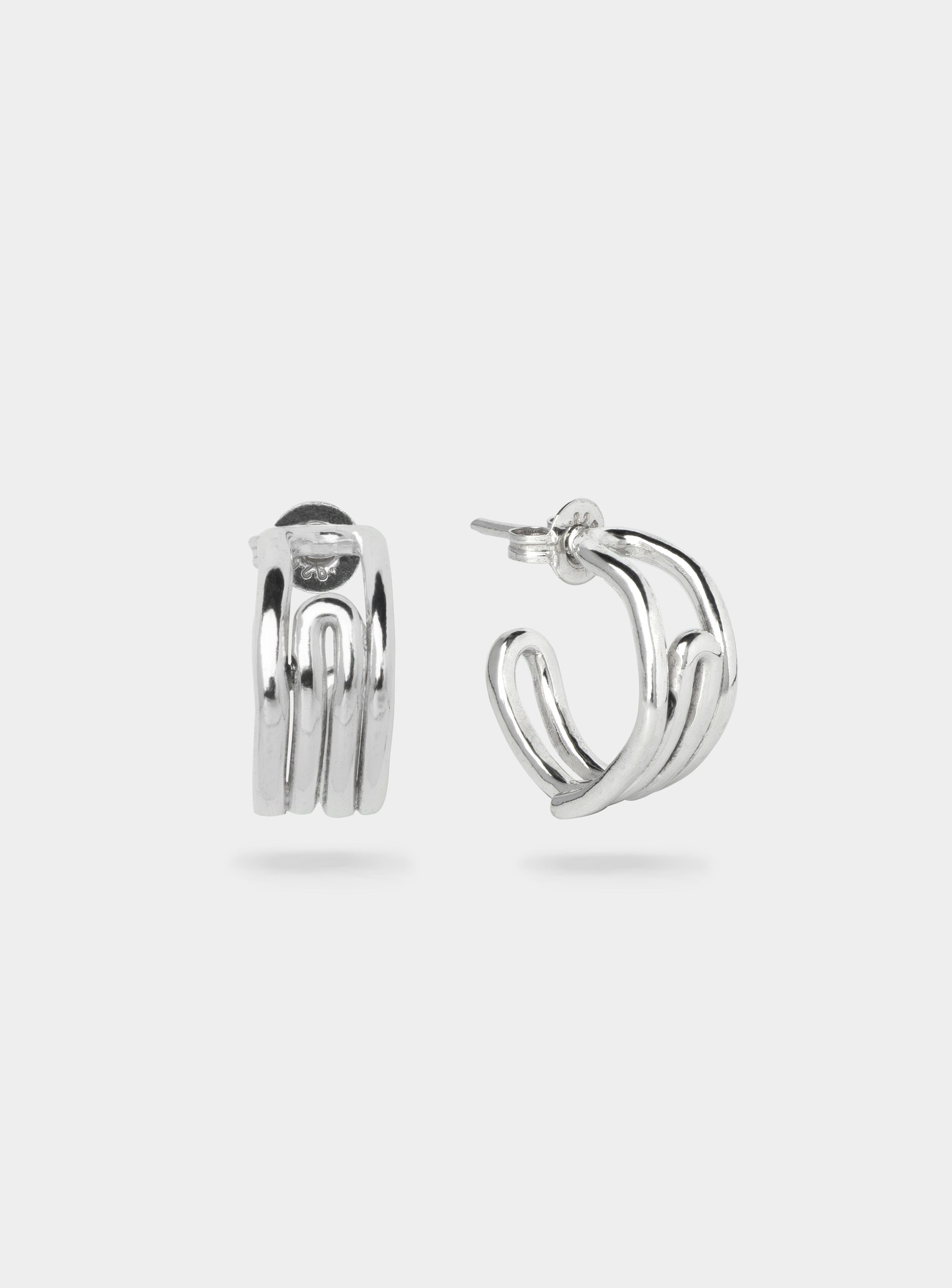 PAPER CLIP HOOPS SMALL