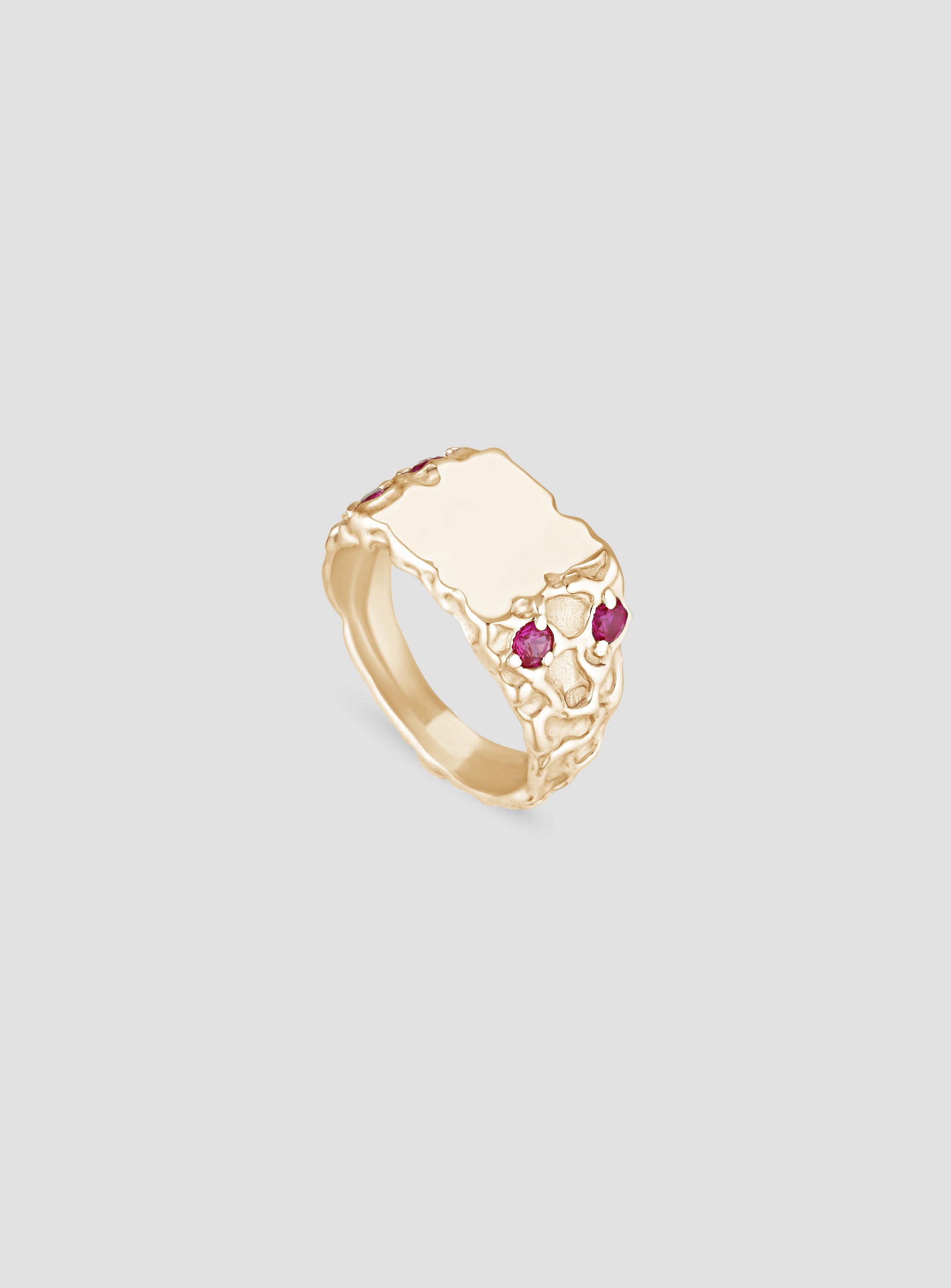 ARTERY RING RUBY GOLD