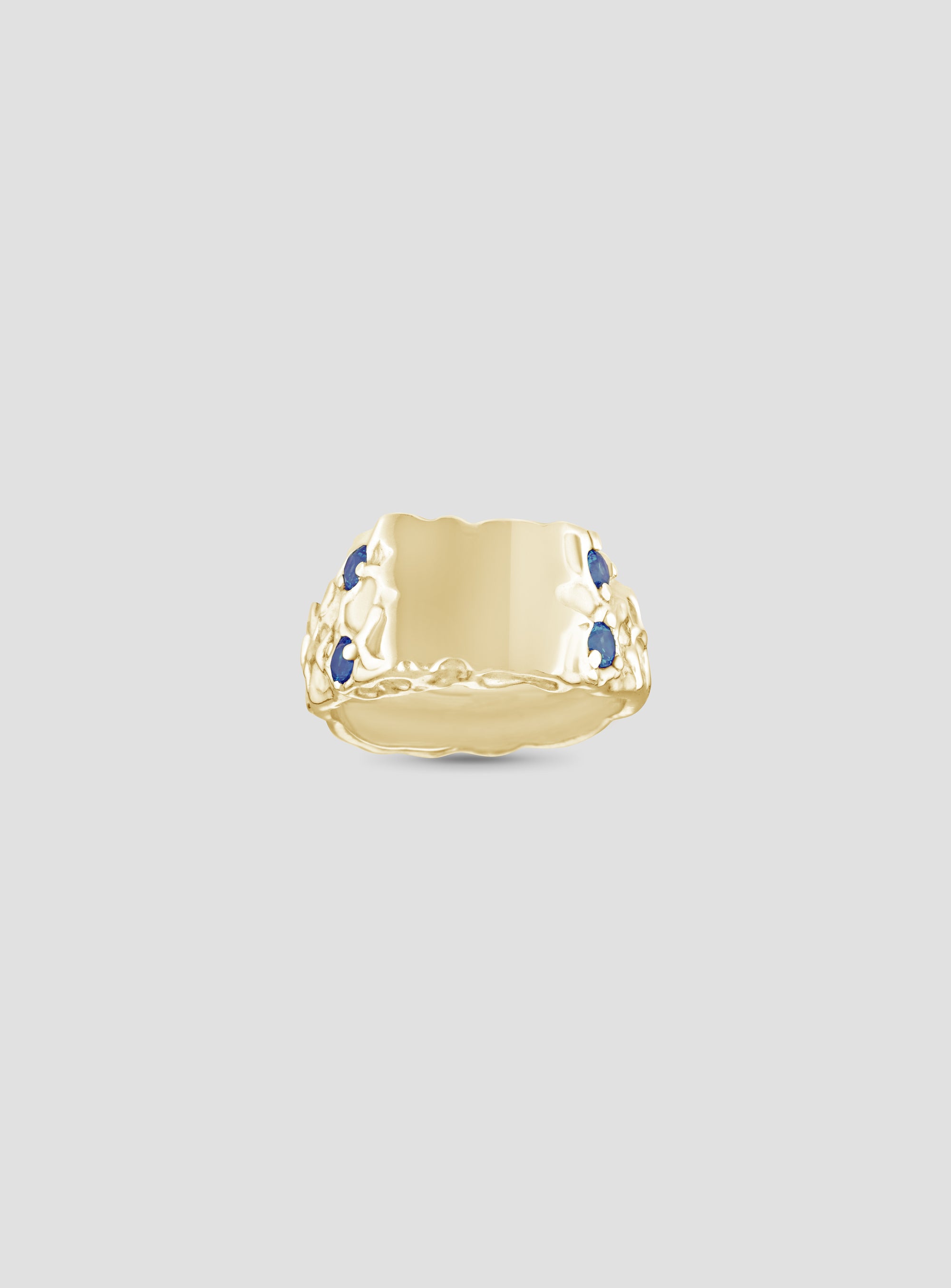 ARTERY RING BLUE GOLD