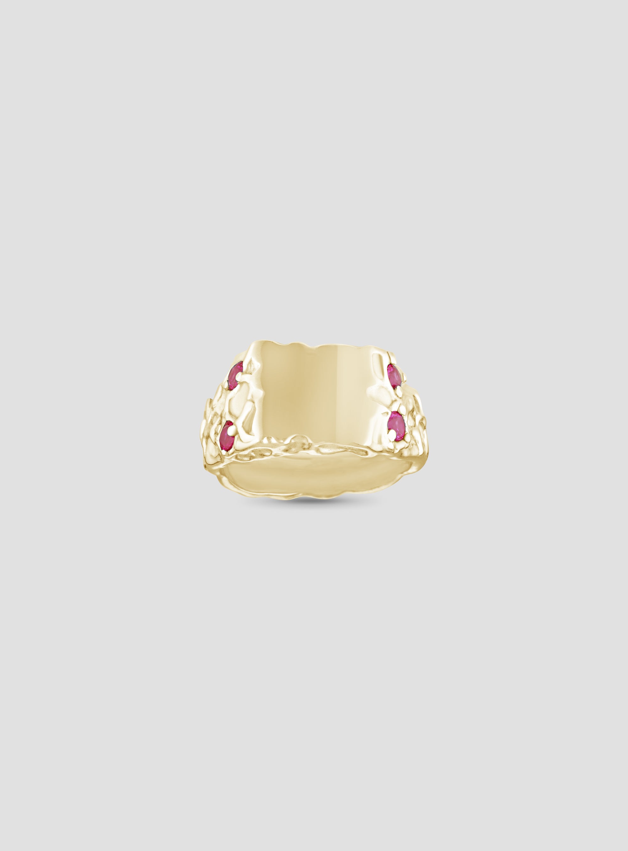 ARTERY RING RUBY GOLD