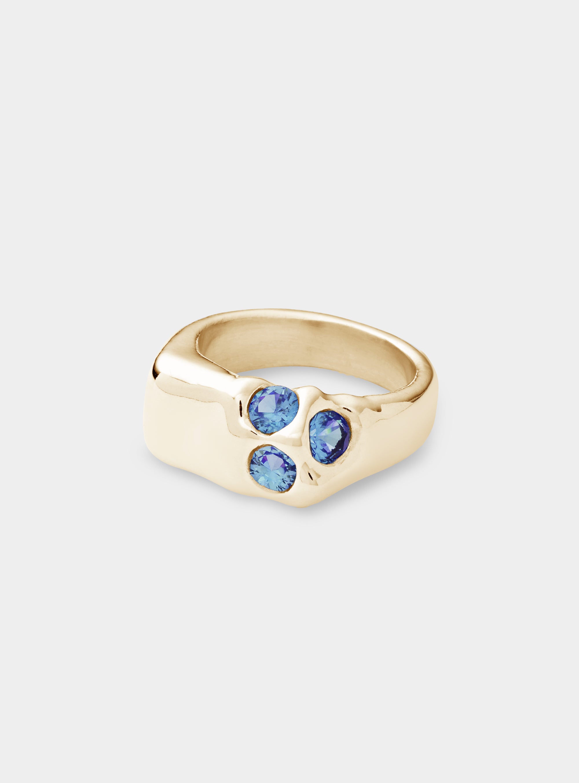 MELTED SIGNET GOLD