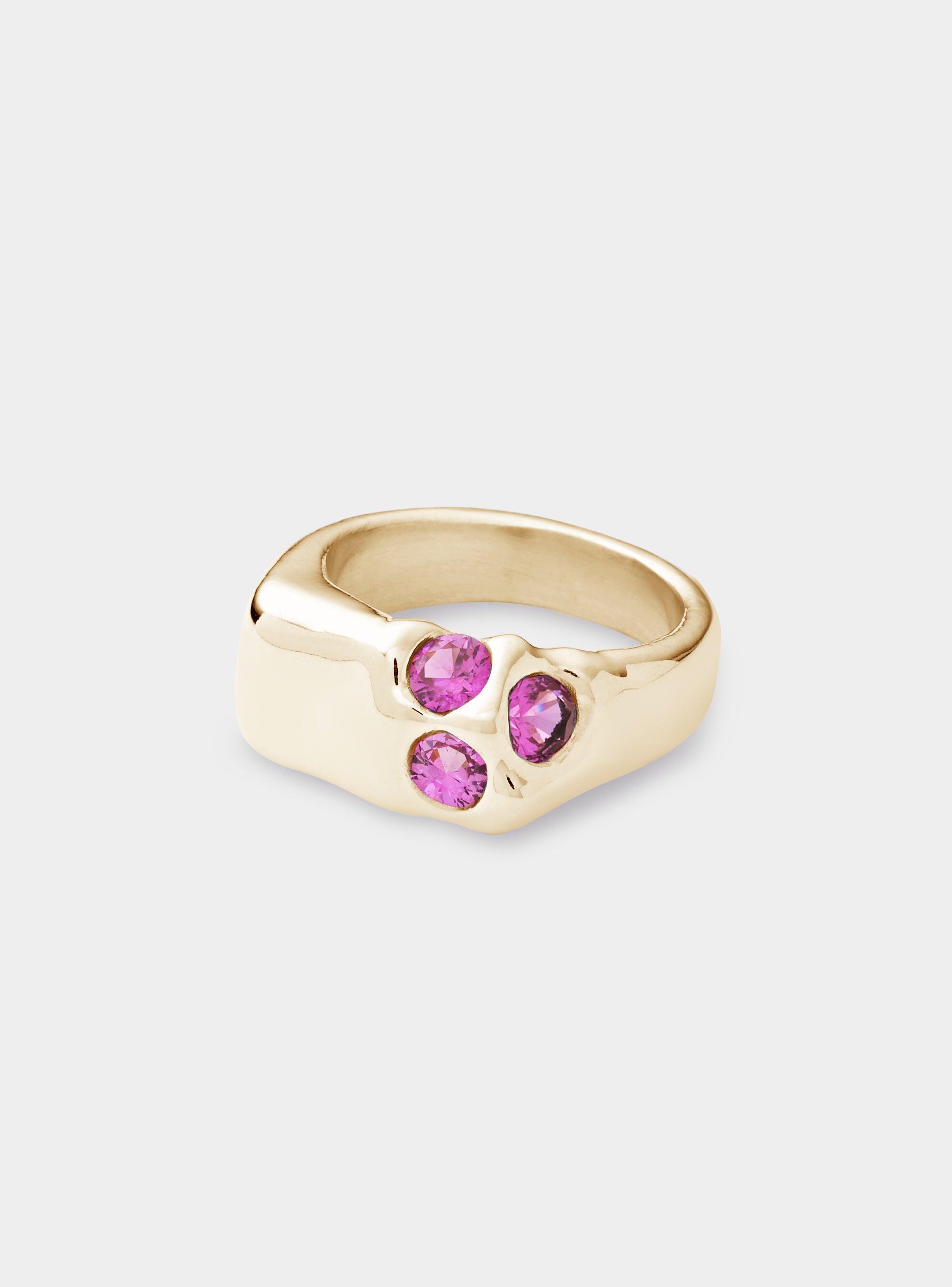 MELTED SIGNET GOLD