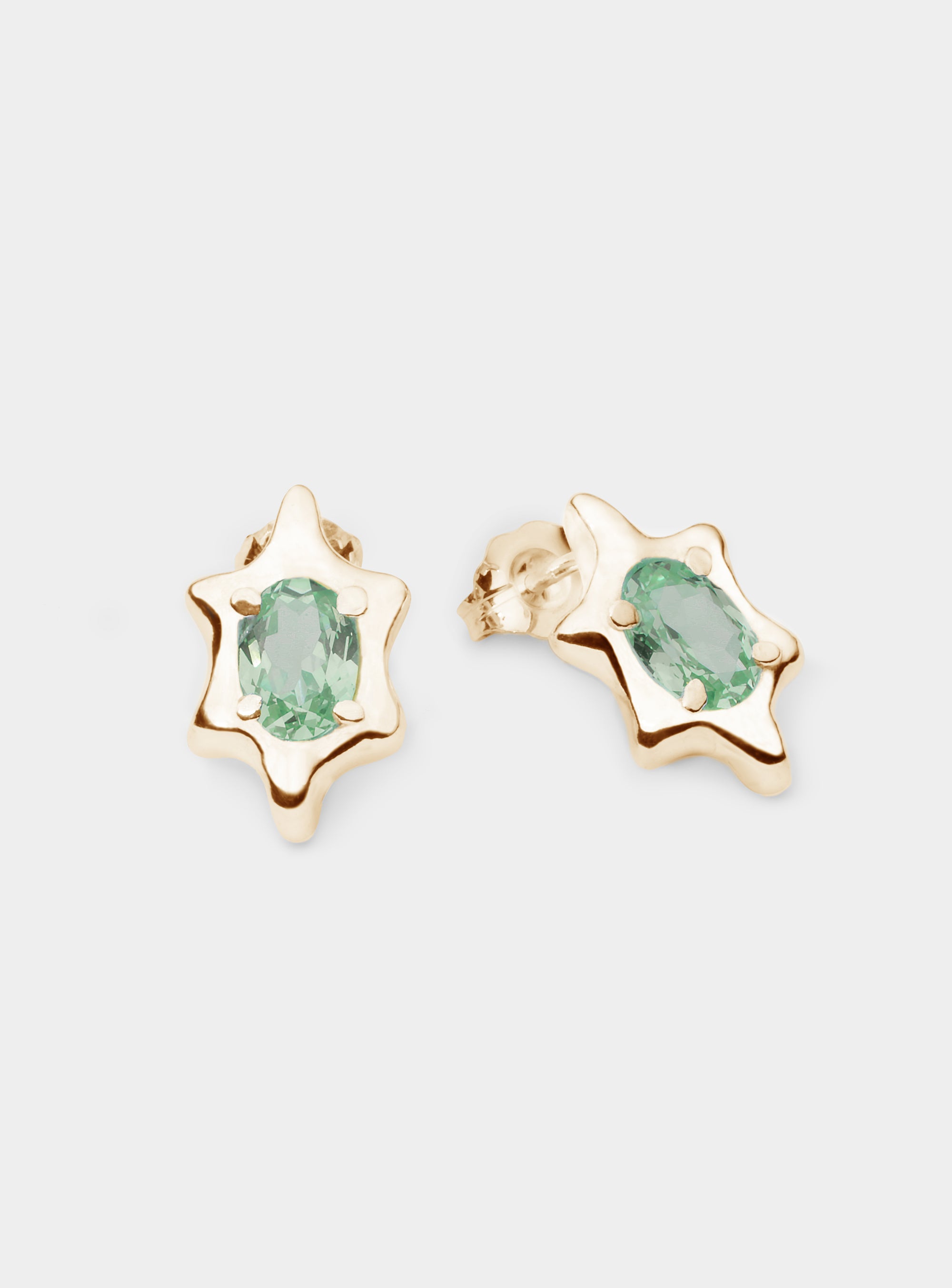 6 POINT GEM STUD(S) GOLD
